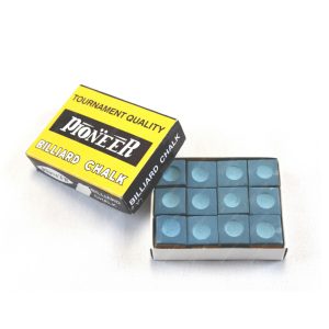 Pioneer 1 Box 12x Blue Chalk for Pool Snooker Billiard