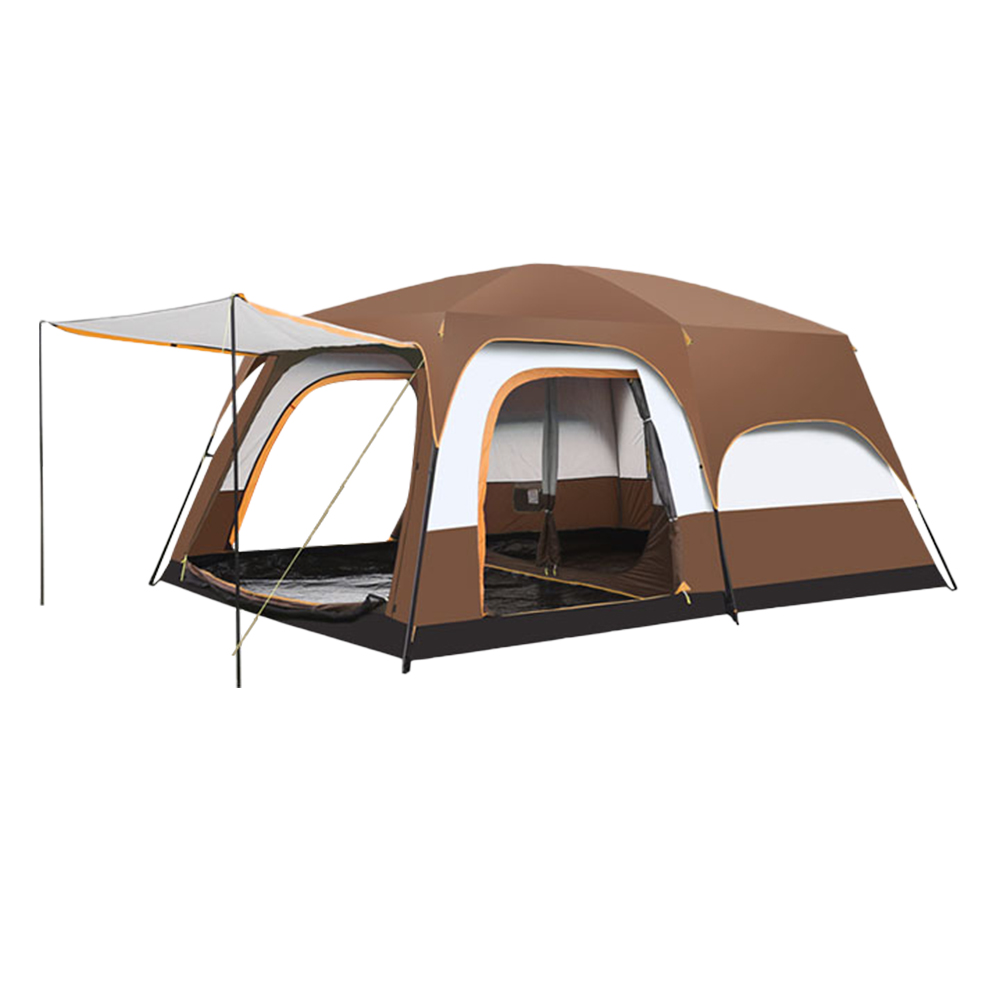 LANNISTER Large Family Camping Tent W/ Awning Outdoor Waterproof ...